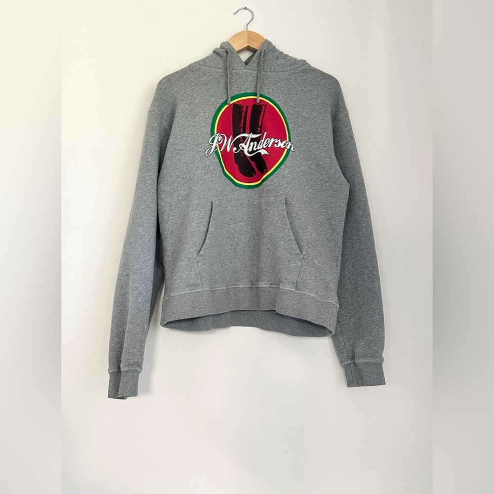 BRAND NEW JW ANDERSON COLA BOOTS LOGO HOODIE
